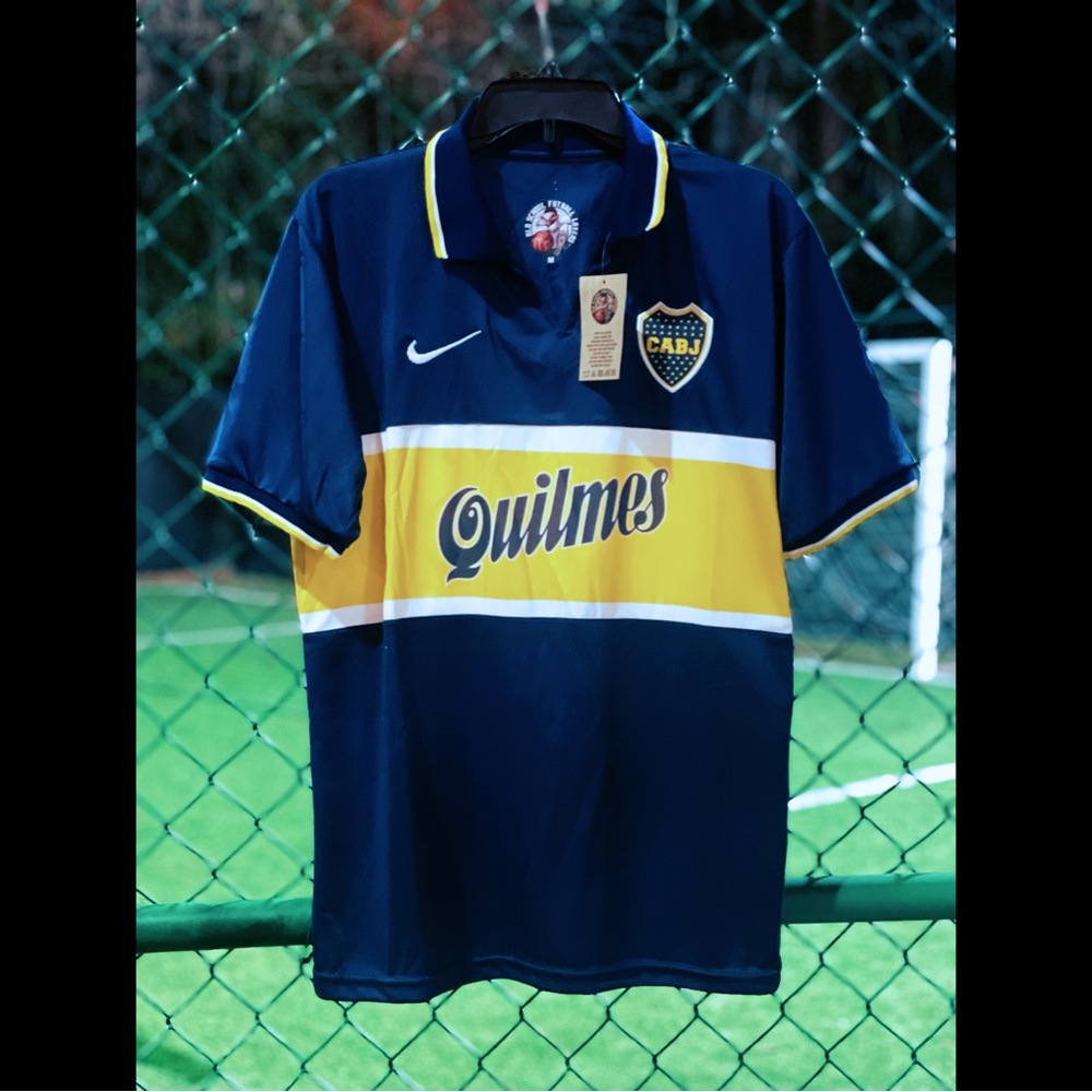 Boca Juniors 96-97 Nike Home Soccer Jersey